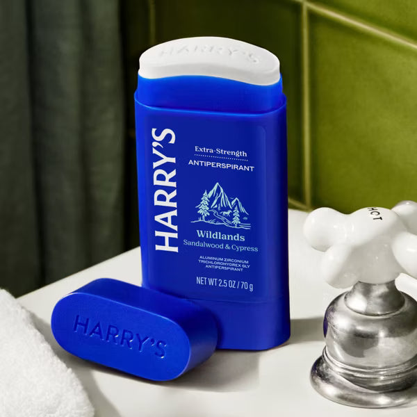 Harry's Wildlands Extra-Strength Solid Antiperspirant Stick for Men Woodsy Scent - 2.5oz