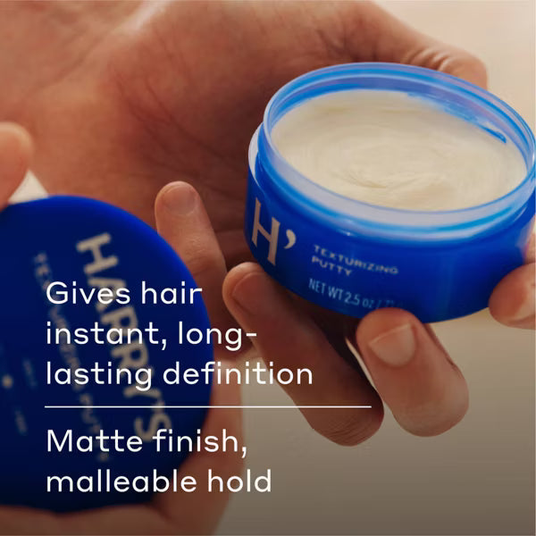 Harry's Texturizing Putty - Malleable Hold Men's Hair Putty - 2.5oz
