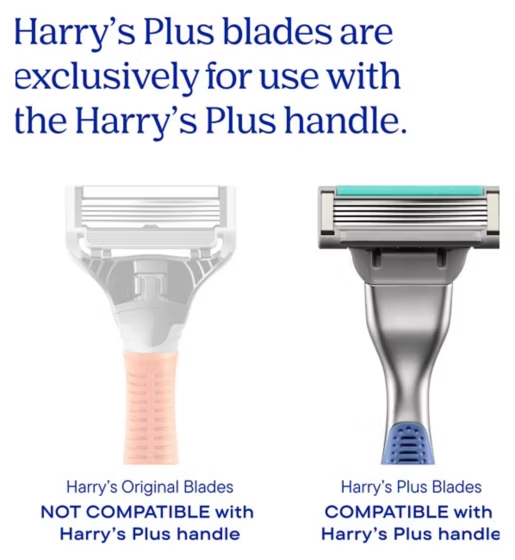 Harry's Plus Razor and 10 Blades Tide Set